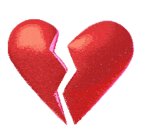 Gif animé coeur brisé
